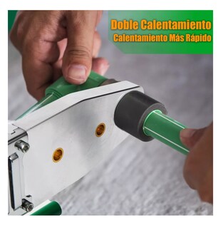 Foto 5 | Termofusora Kit 1000w Para Ppr Con 3 Dados Aa932 Pro, Color Verde