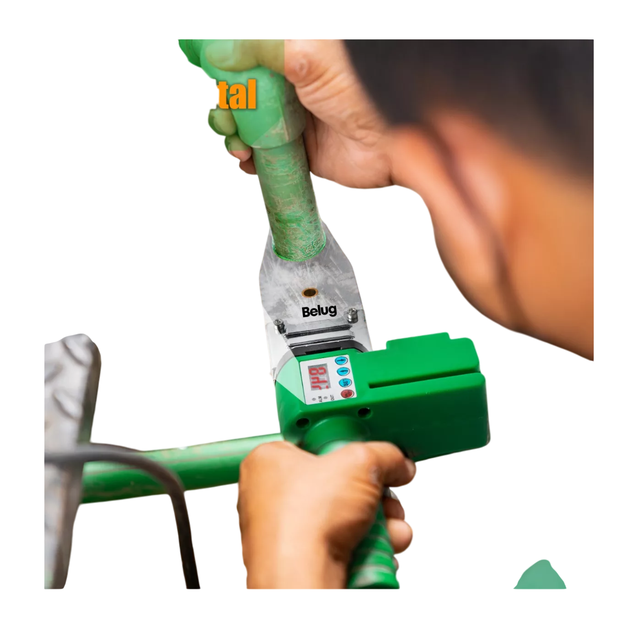Foto 5 pulgar | Termofusora Kit 1000w Para Ppr Con 3 Dados Belug Aa932 Pro, Color Verde