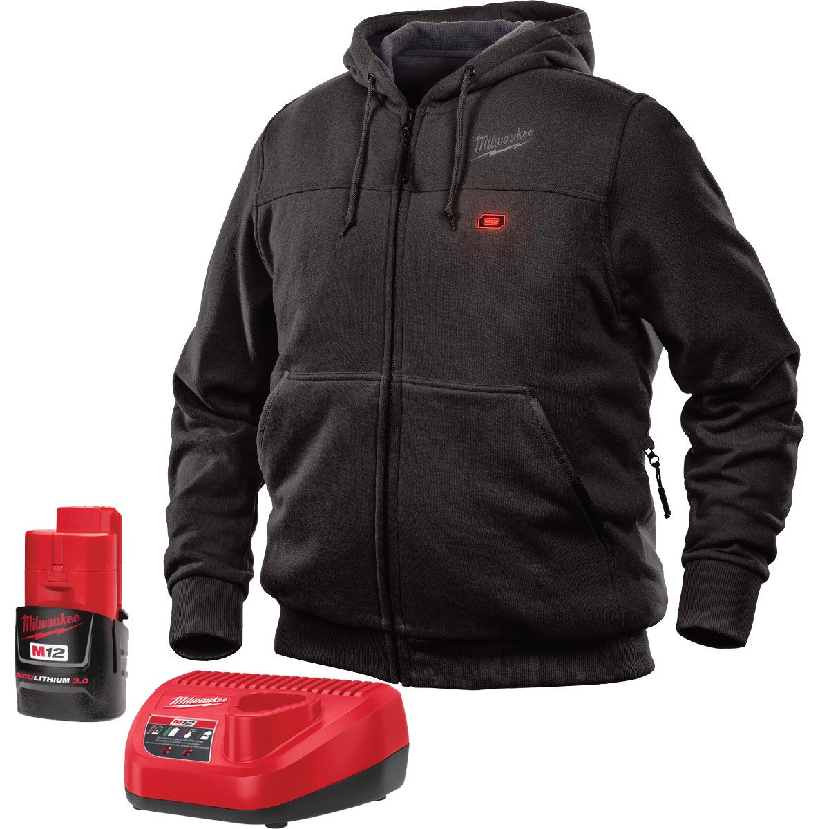 Sudadera Con Capucha Milwaukee M12 12 V Con Calefacción En La Parte Delantera Y Trasera - Venta Internacional.