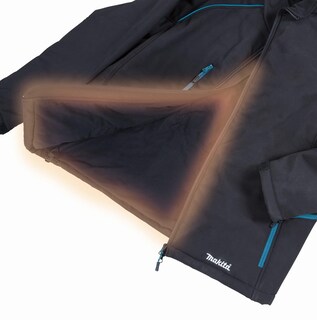 Foto 5 | Chaqueta Térmica Makita Dcj205zs 18v Lxt 6.0ah Batería Negra S - Venta Internacional.