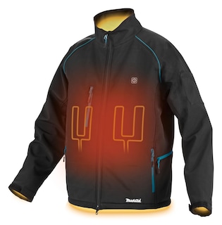 Foto 7 | Chaqueta Térmica Makita Dcj205zs 18v Lxt 6.0ah Batería Negra S - Venta Internacional.