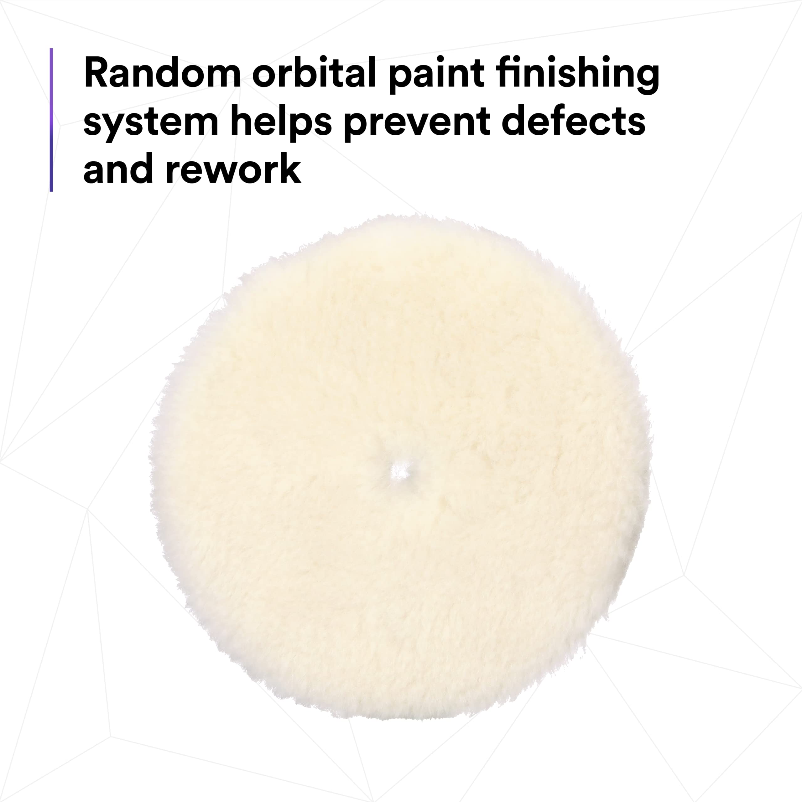 Foto 5 pulgar | Compounding Pad 3m Perfect-it Random Orbital Medium Wool 150 - Venta Internacional.