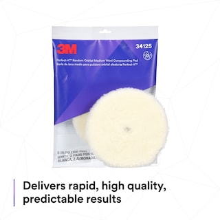 Foto 5 | Compounding Pad 3m Perfect-it Random Orbital Medium Wool 150 - Venta Internacional.