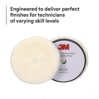 Foto 6 | Compounding Pad 3m Perfect-it Random Orbital Medium Wool 150 - Venta Internacional.