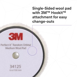 Foto 7 | Compounding Pad 3m Perfect-it Random Orbital Medium Wool 150 - Venta Internacional.