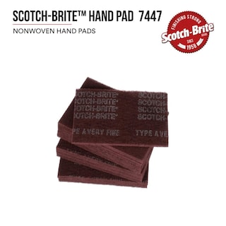 Foto 2 | Almohadilla De Mano 3m Scotch-brite 7447, Muy Fina, 15 X 23 Cm, Paquete De 20 - Venta Internacional.