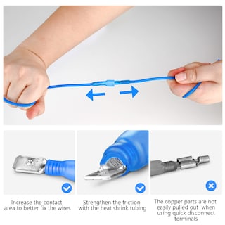 Foto 4 | Kit De Conectores De Cable Kuject 130 Piezas, Termorretráctiles E Impermeables - Venta Internacional.