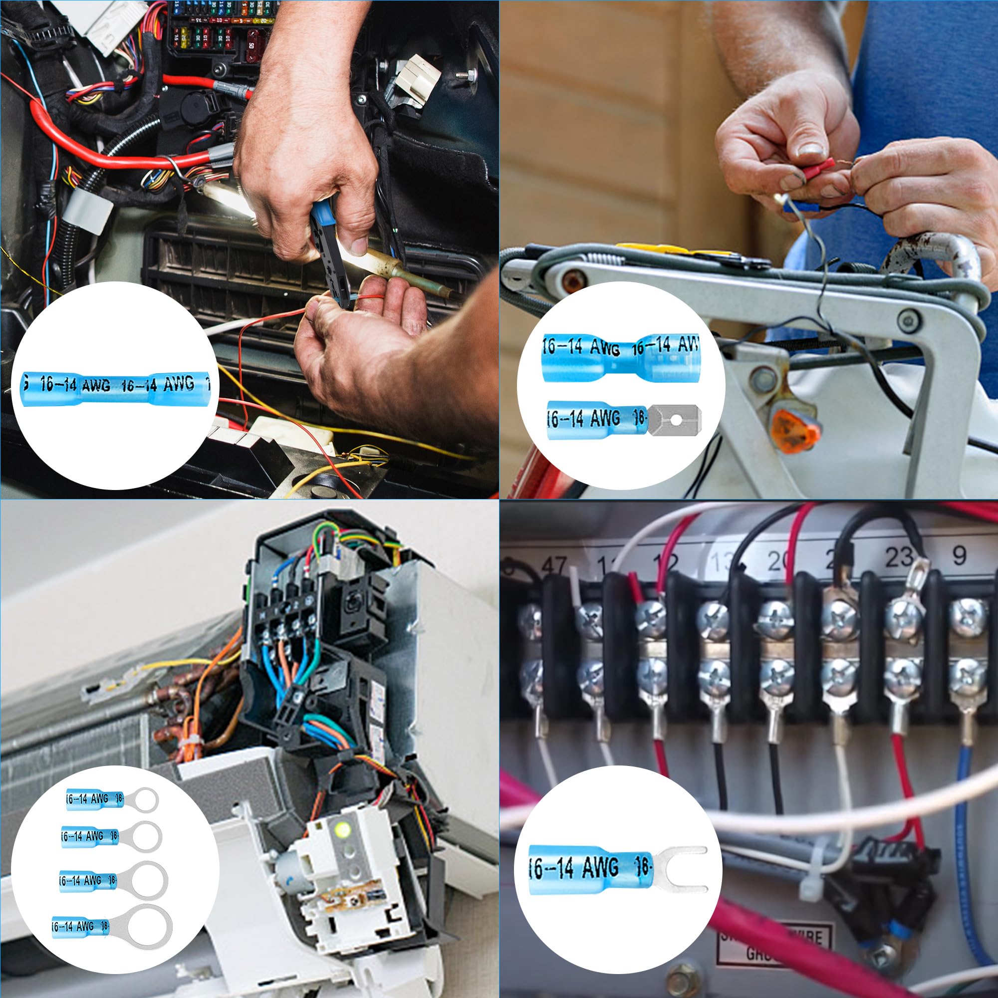 Foto 6 | Kit De Conectores De Cable Kuject 130 Piezas, Termorretráctiles E Impermeables - Venta Internacional.