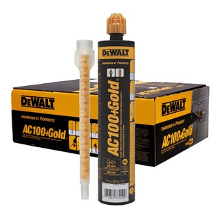 Foto 1 | Adhesivo Epoxi Acrílico Dewalt Ac100+ Gold Quik-shot, 300 Ml, 12 Unidades - Venta Internacional.