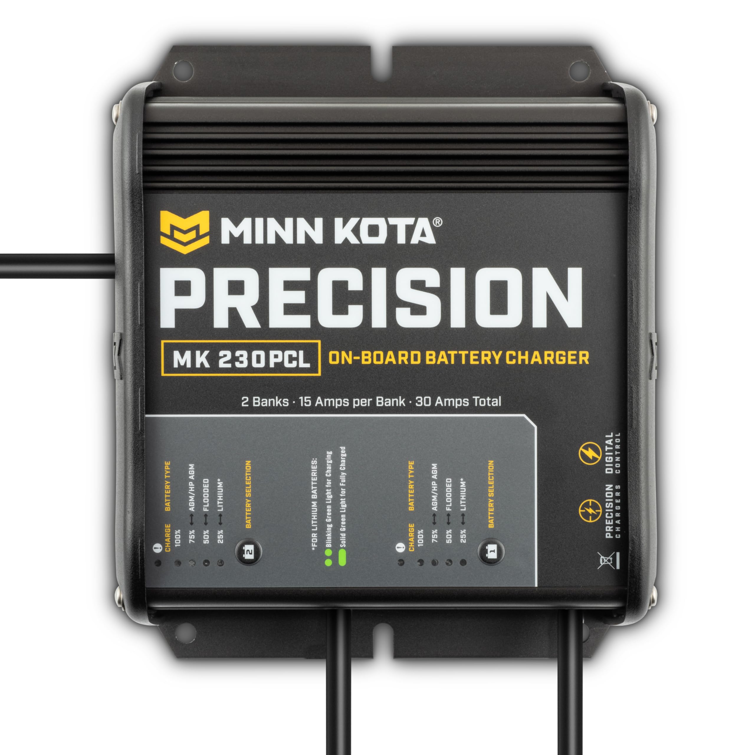Foto 2 | Cargador De Batería Minn Kota Precision Mk 230 Pcl 2 Bank X 15a - Venta Internacional.