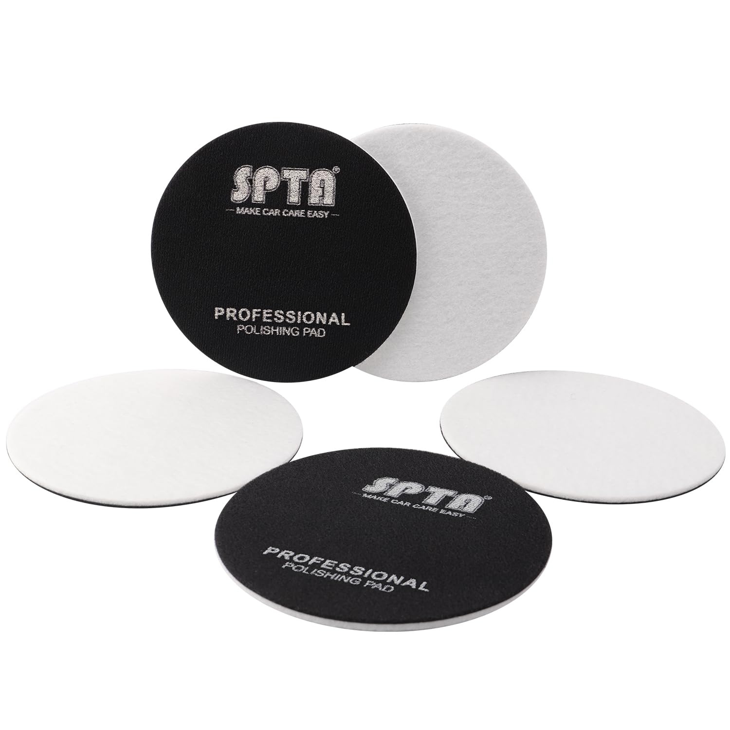 Foto 2 pulgar | Almohadilla De Pulido De Vidrio Spta, 5 Unidades, 125 Mm, Para Limpiar Ventanas De Automóviles - Venta Internacional.