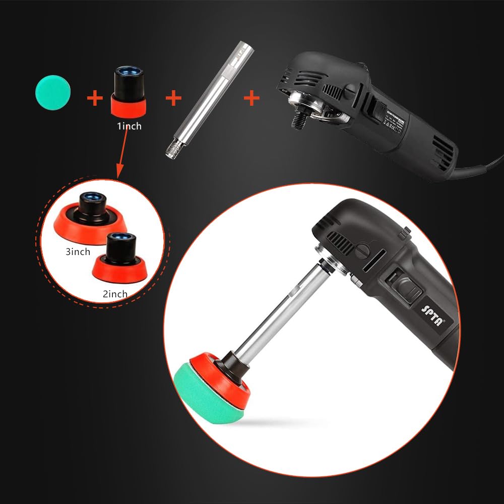 Foto 6 pulgar | Pulidora Rotativa Spta Mini Buffer Con Kit - Venta Internacional.