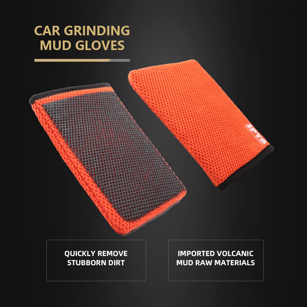 Foto 6 pulgar | Manopla De Limpieza En Barra De Arcilla Fina Clay Mitt Spta Para Detalles De Automóviles - Venta Internacional.