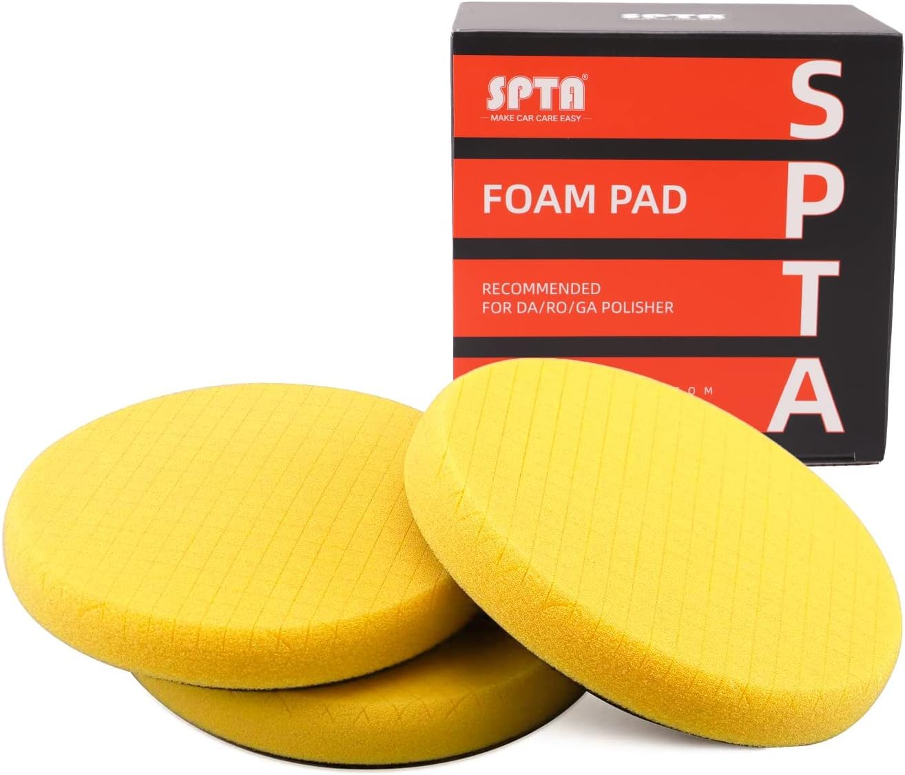 Foto 1 | Almohadillas Pulidoras Spta Amarillas De Corte Medio 125 Mm, 3 Unidades - Venta Internacional.