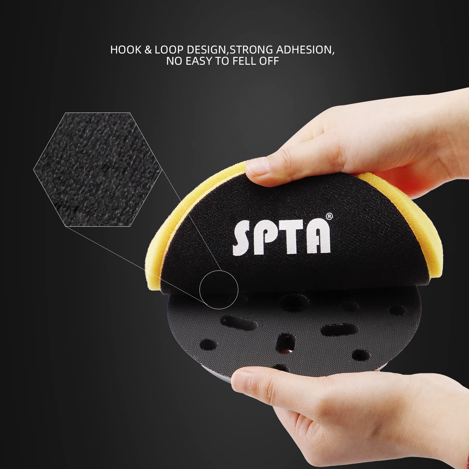 Foto 4 | Almohadillas Pulidoras Spta Amarillas De Corte Medio 125 Mm, 3 Unidades - Venta Internacional.