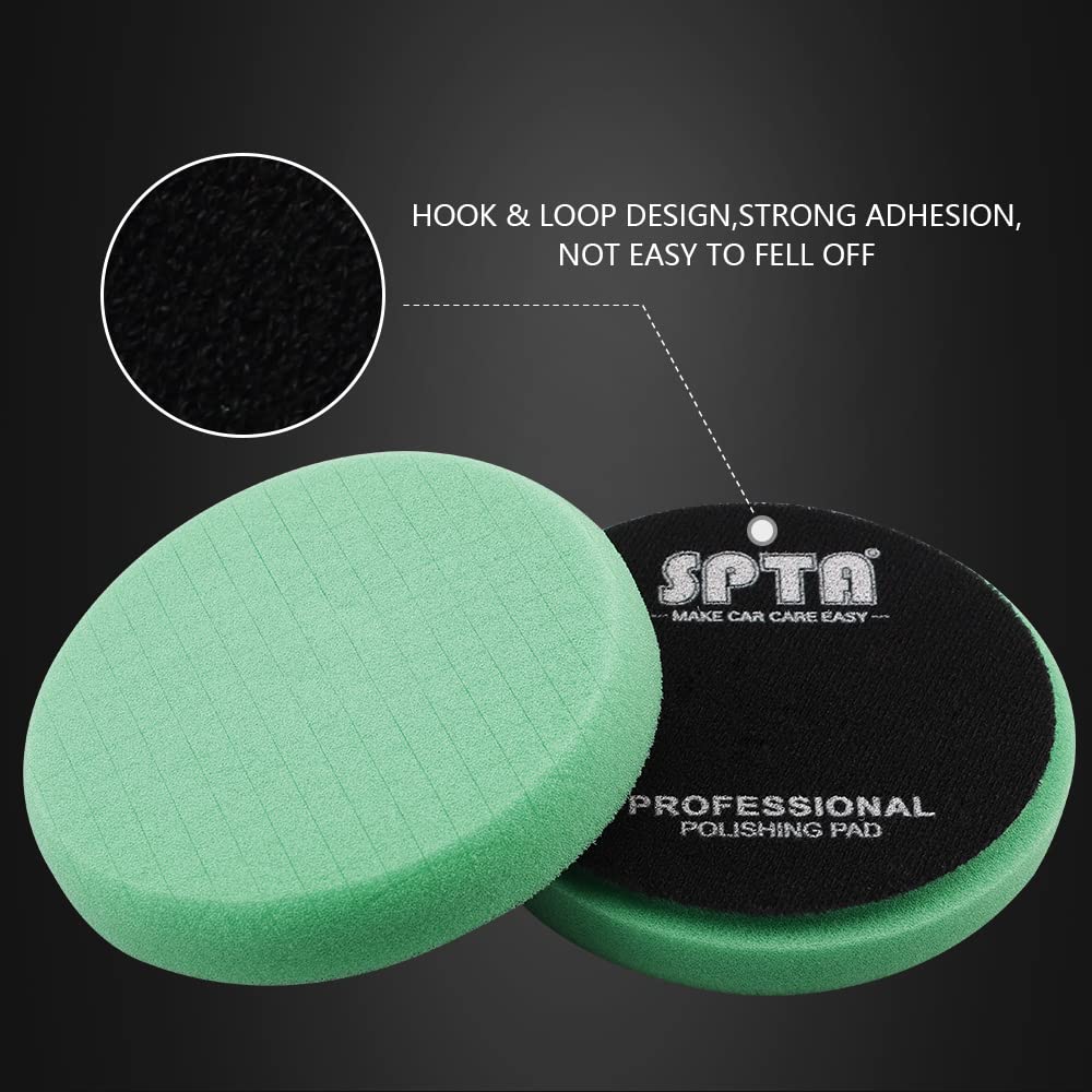 Foto 3 | Almohadillas De Pulido Spta Green Heavy Cut Pad 125 Mm, 3 Unidades - Venta Internacional.