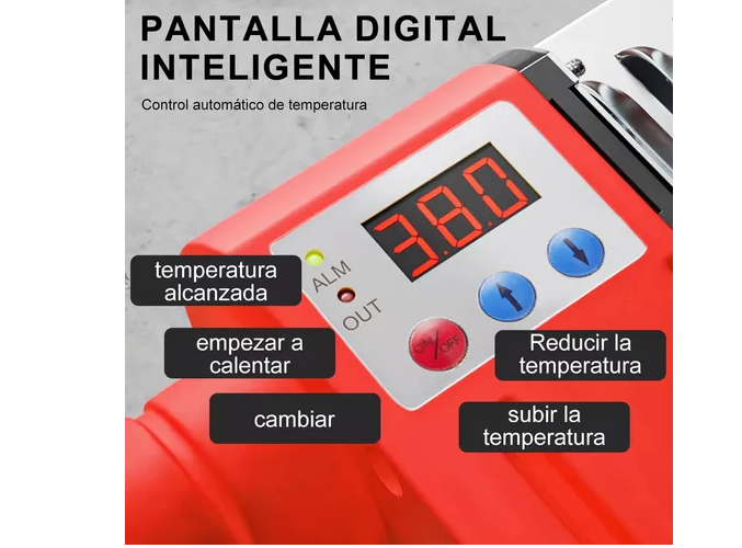 Foto 3 pulgar | Xtellar Kit Termofusor Aspiracional 1000w Con Display Digital Y 6 Dados Avanzados