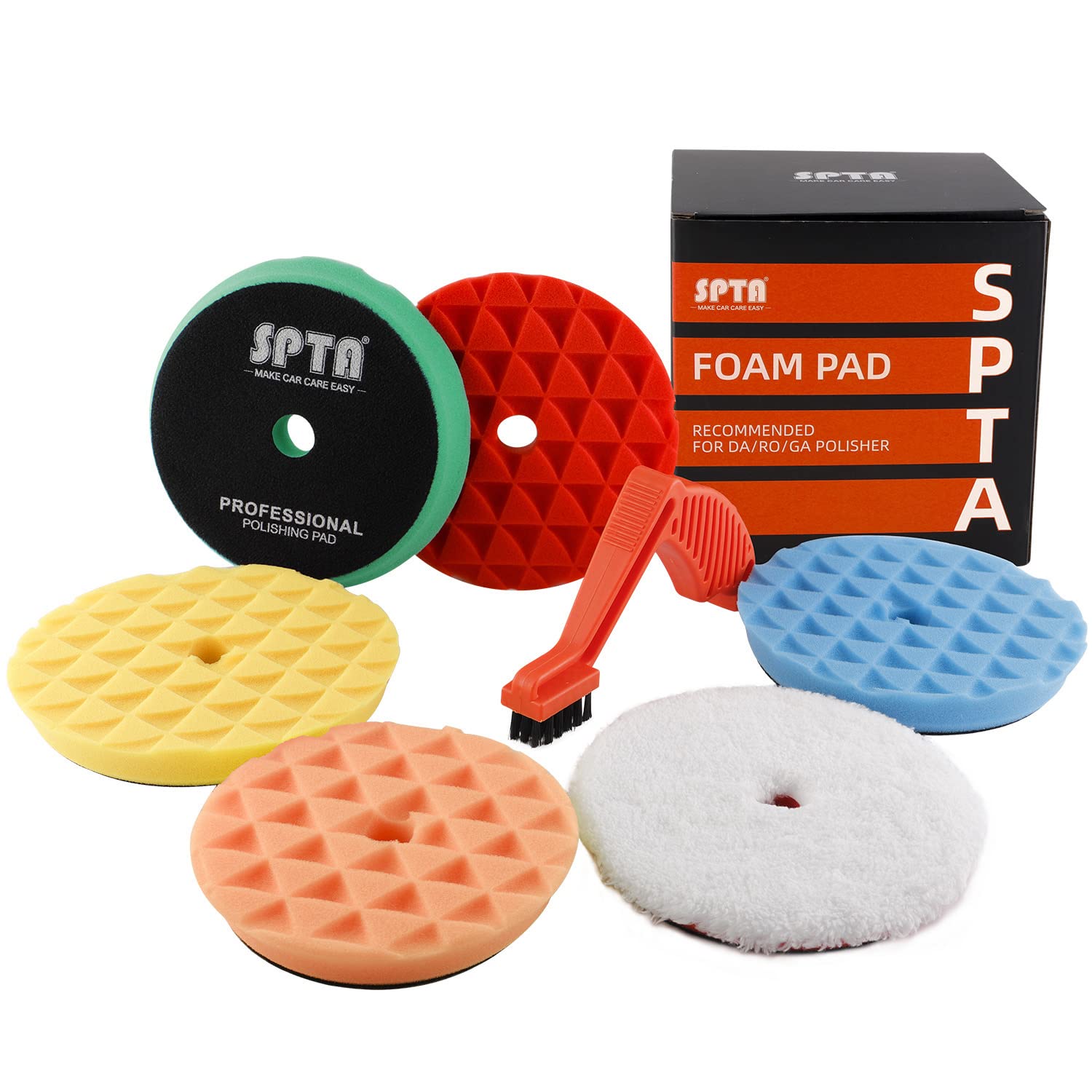 Almohadillas De Pulido Spta Tpp5mix Para Pulidora Orbital Buffer De 125 Mm - Venta Internacional. $917