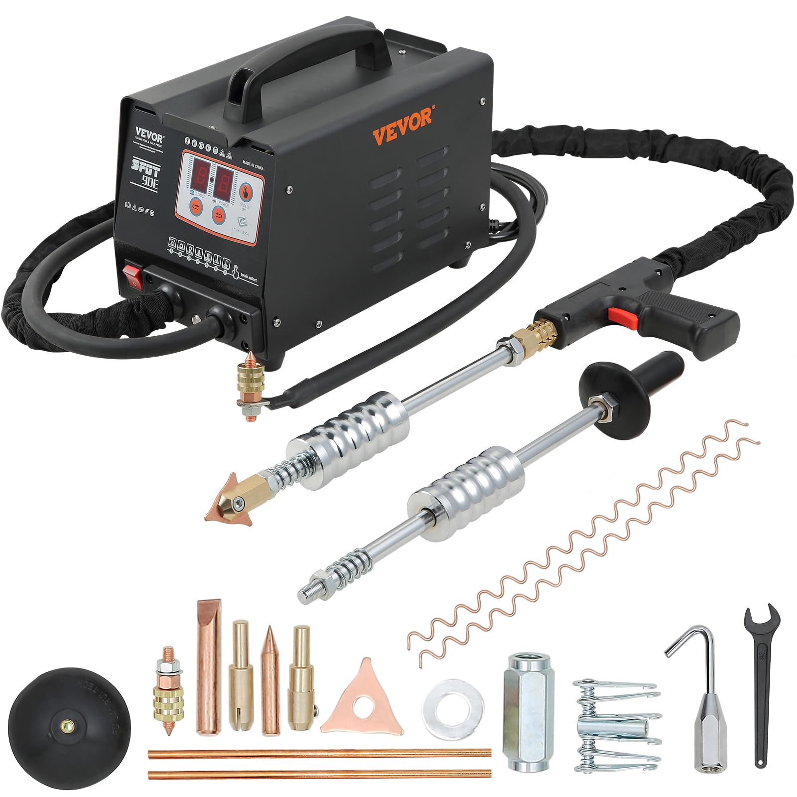 Foto 2 pulgar | Kit De Reparación De Abolladuras Vevor Stud Welder Máquina De Soldadura Por Puntos De 110 V - Venta Internacional.