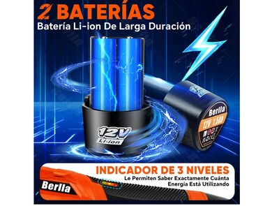 Foto 5 | Xtellar Llave De Impacto Inalámbrica 3/8'' De Alta Velocidad Con Doble Batería De Litio