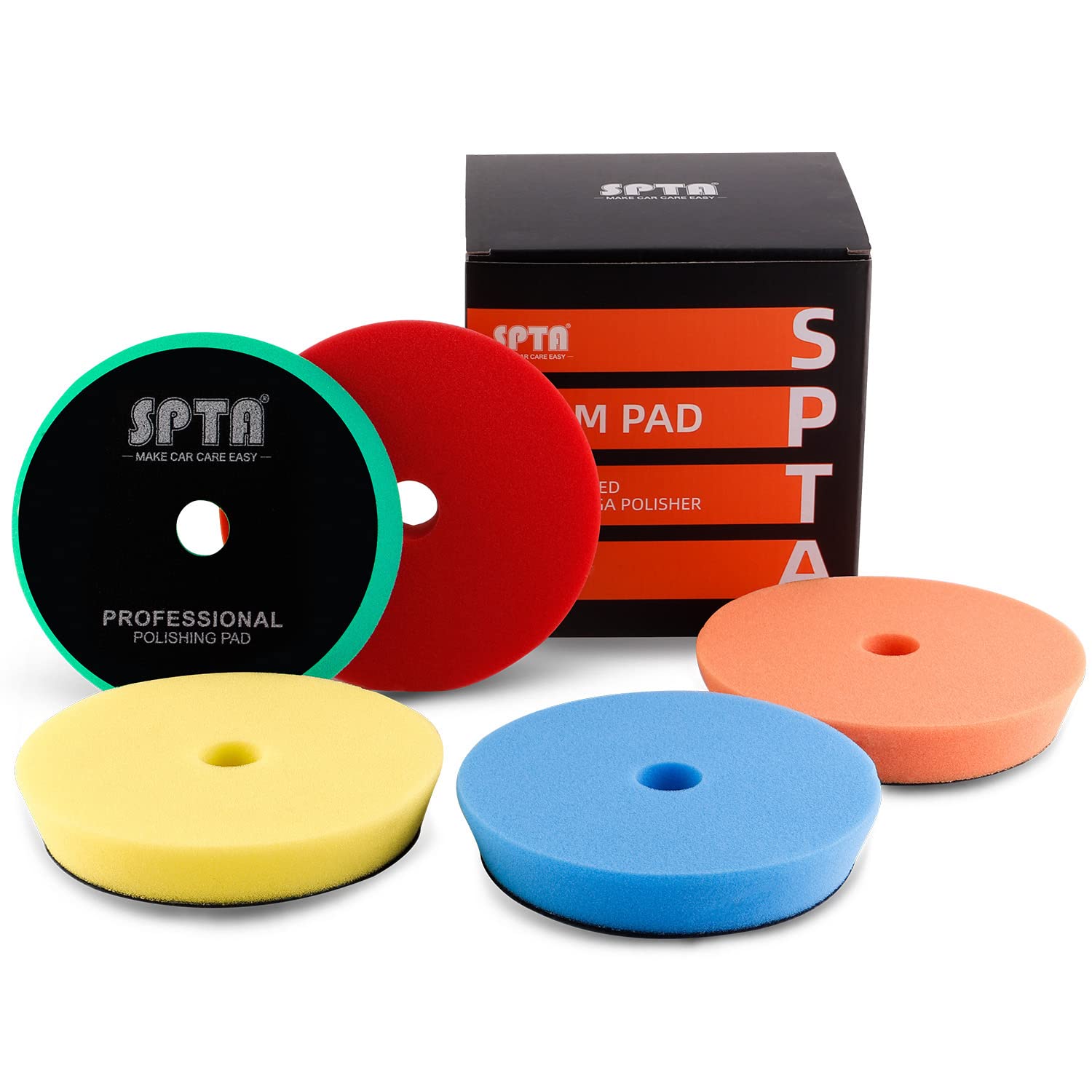 Almohadillas Para Pulir Spta  15 Cm  Orbital Buffer  5 Granos - Venta Internacional. $982