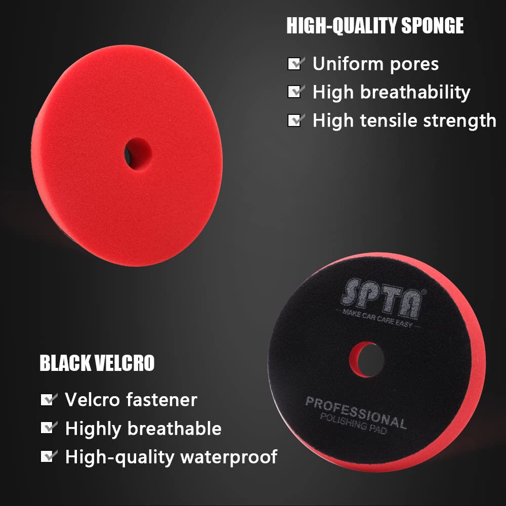 Foto 6 | Almohadillas Para Pulir Spta  15 Cm  Orbital Buffer  5 Granos - Venta Internacional.