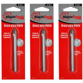 Foto 1 | Pack 3 Brocas Para Vidrio Y Azulejo 1/2'' Maple Tools