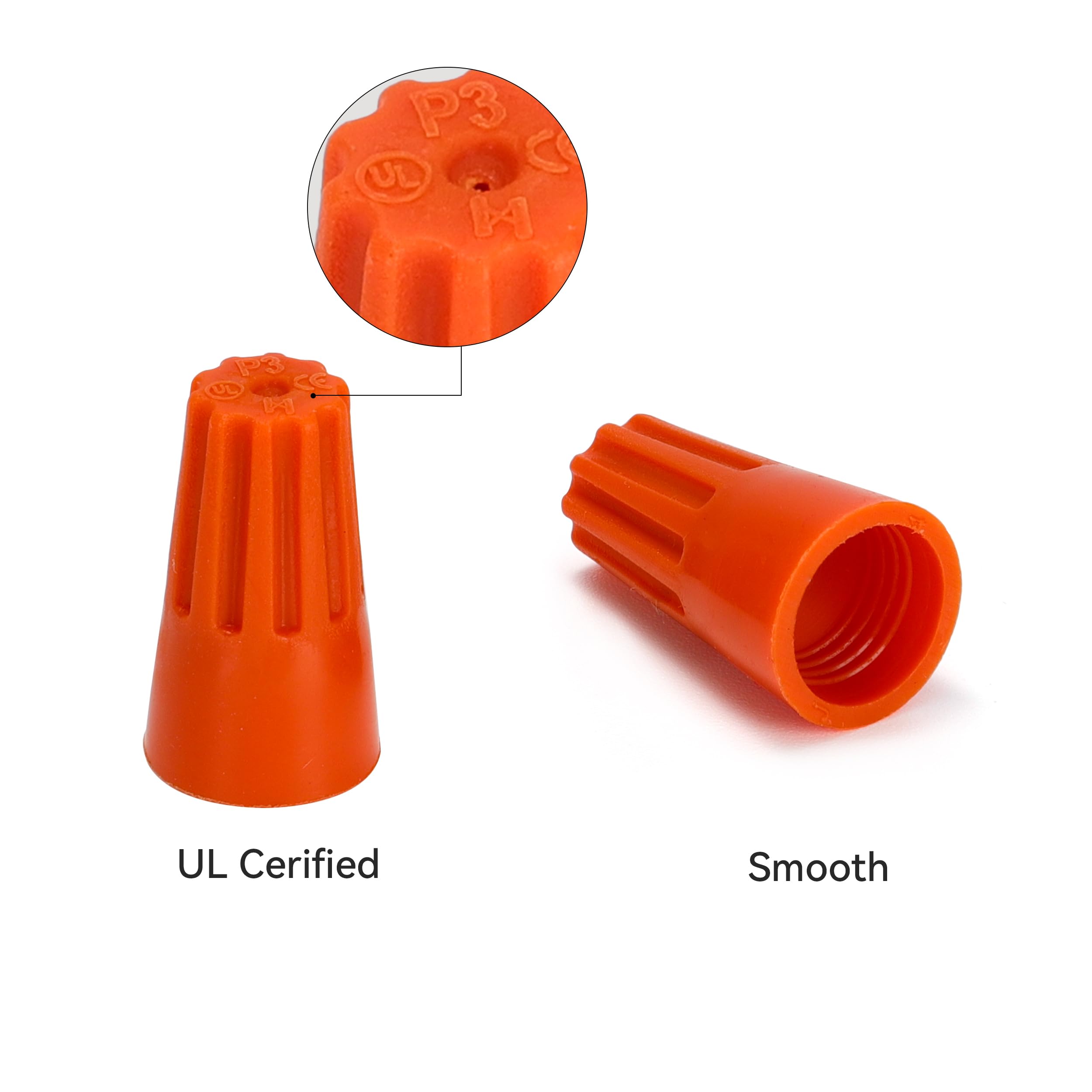 Foto 6 pulgar | Conectores Aislantes Wire Caps Hks De Color Naranja Awg 20-14  500 Unidades - Venta Internacional.