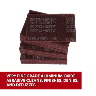 Foto 6 | Almohadilla De Mano 3m Scotch-brite 7447 Muy Fina 6 X 9 Cm Paquete De 30 - Venta Internacional.