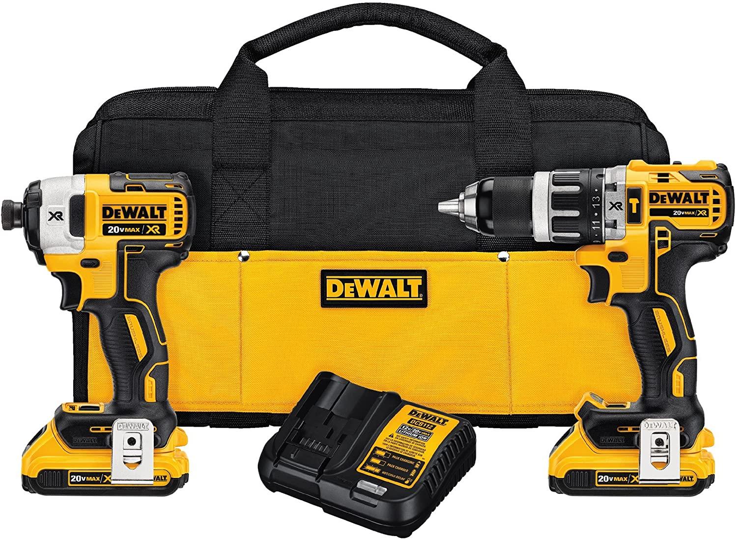 Combo Rotomartillo 20v y Llave de Impacto 1/4″ Dewalt Dck287d2-b3