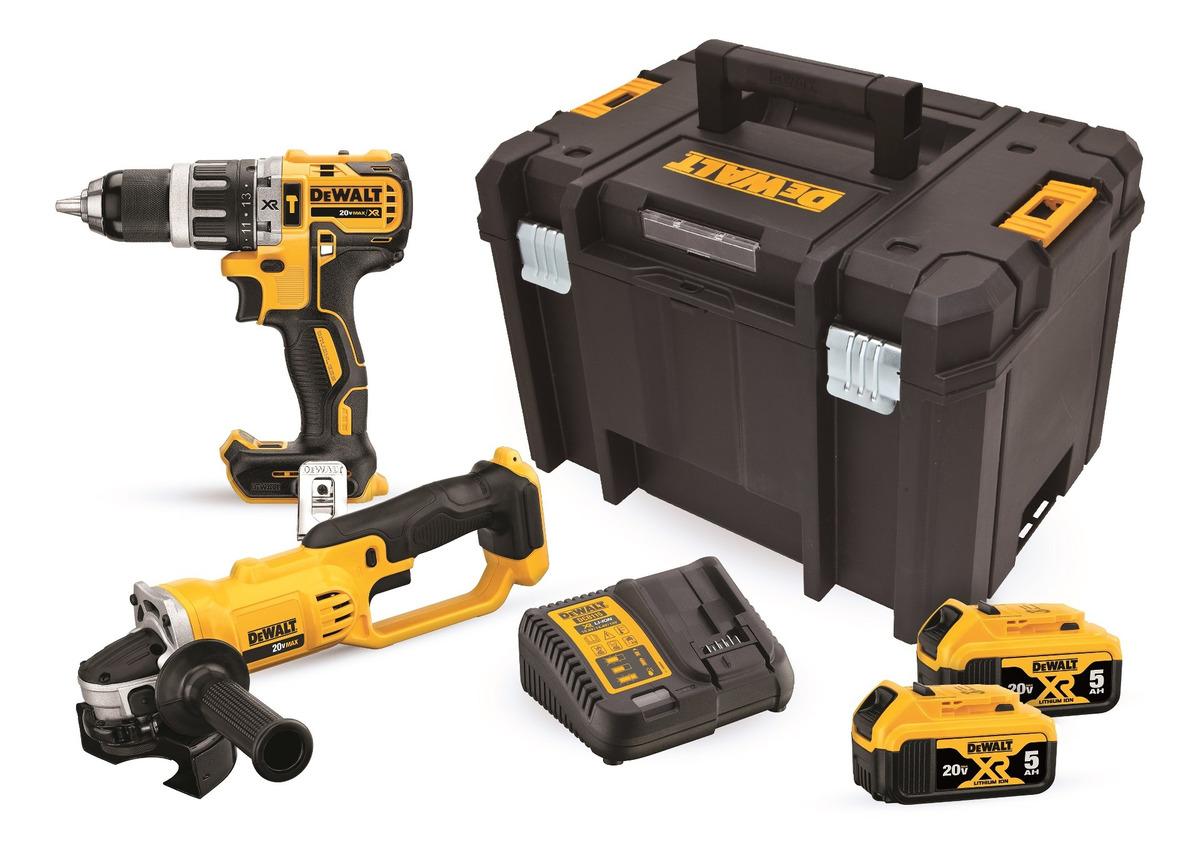 Rotomartillo Brushless 20v 1/2'' Dewalt Dck209p2t-b3 + Esmeriladora