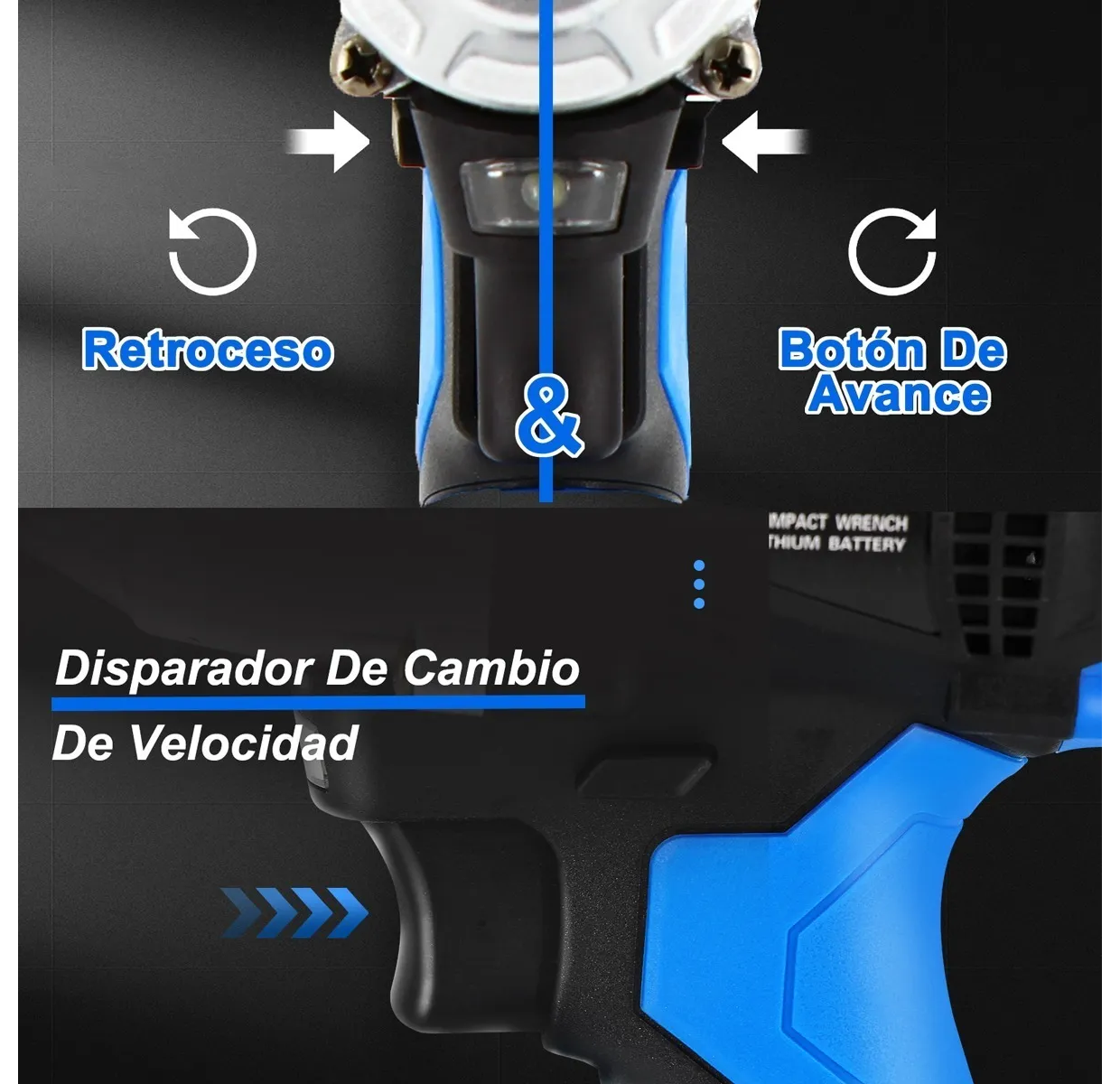 Foto 4 pulgar | Kit Llave de Impacto Eo Safe Imports Esi-008 color Azul