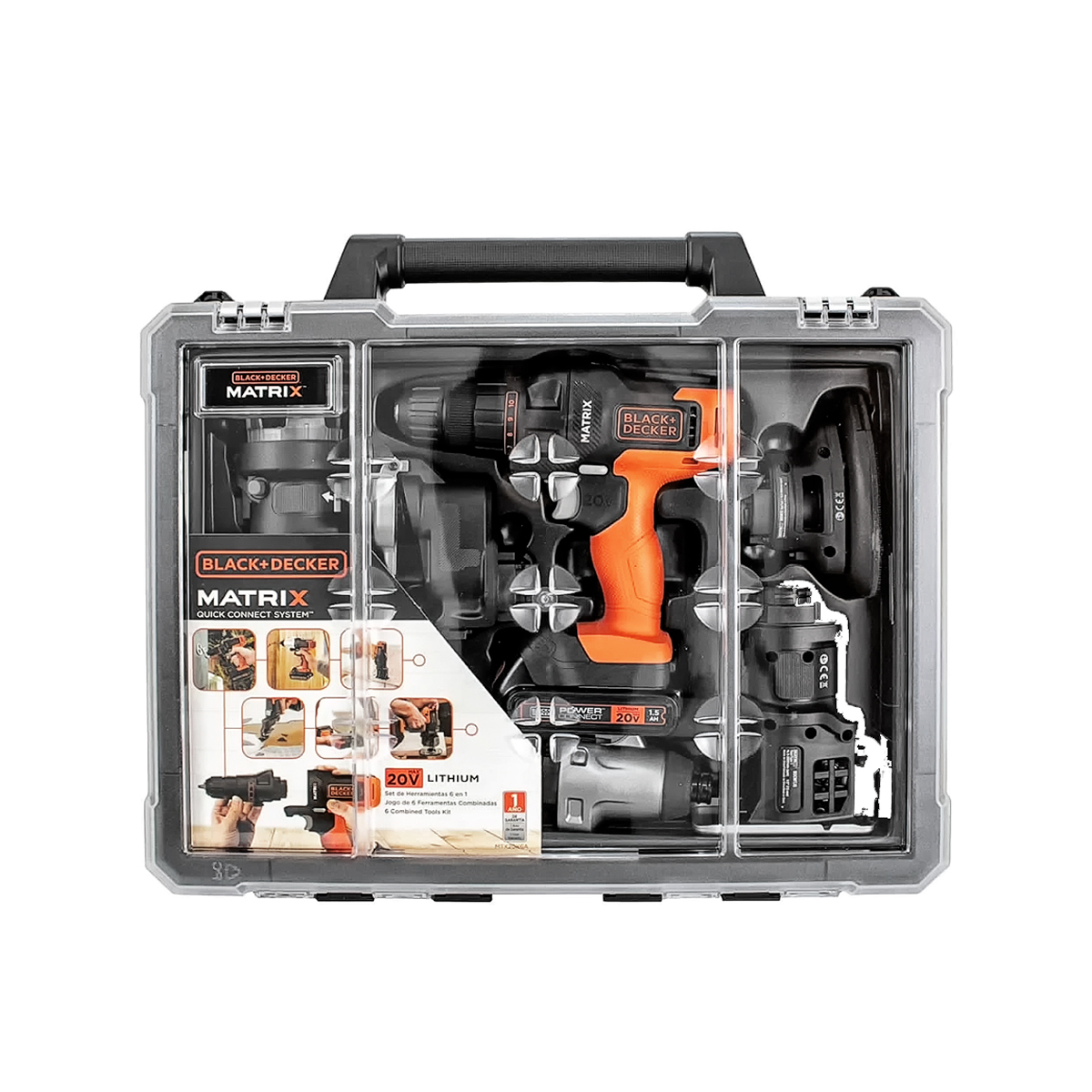 Foto 2 pulgar | Juego de Herramientas Black+Decker con Estuche