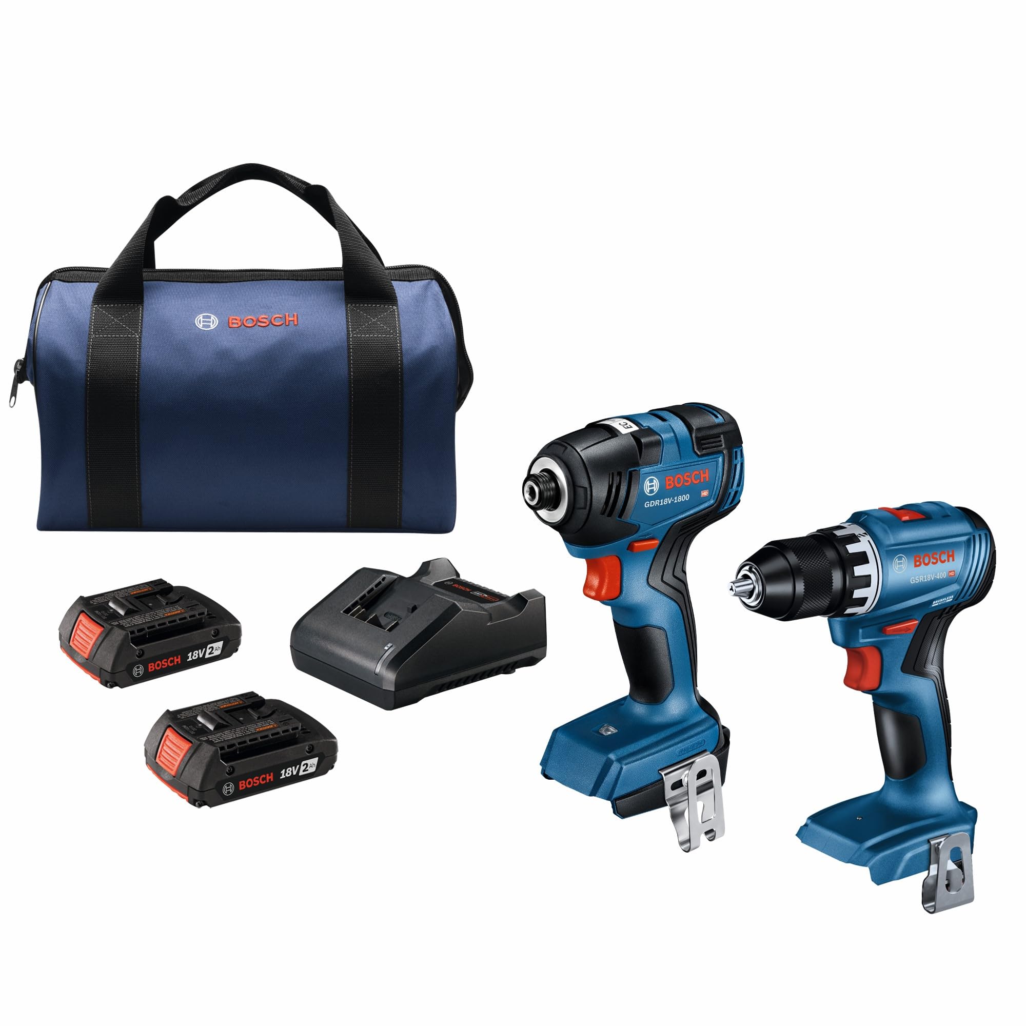 Foto 2 pulgar | Kit Combinado Bosch Gxl18v-27b22 De 18 V Con Destornillador De Impacto Y Taladro - Venta Internacional.