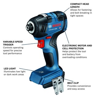 Foto 2 | Kit Combinado Bosch Gxl18v-27b22 De 18 V Con Destornillador De Impacto Y Taladro - Venta Internacional.