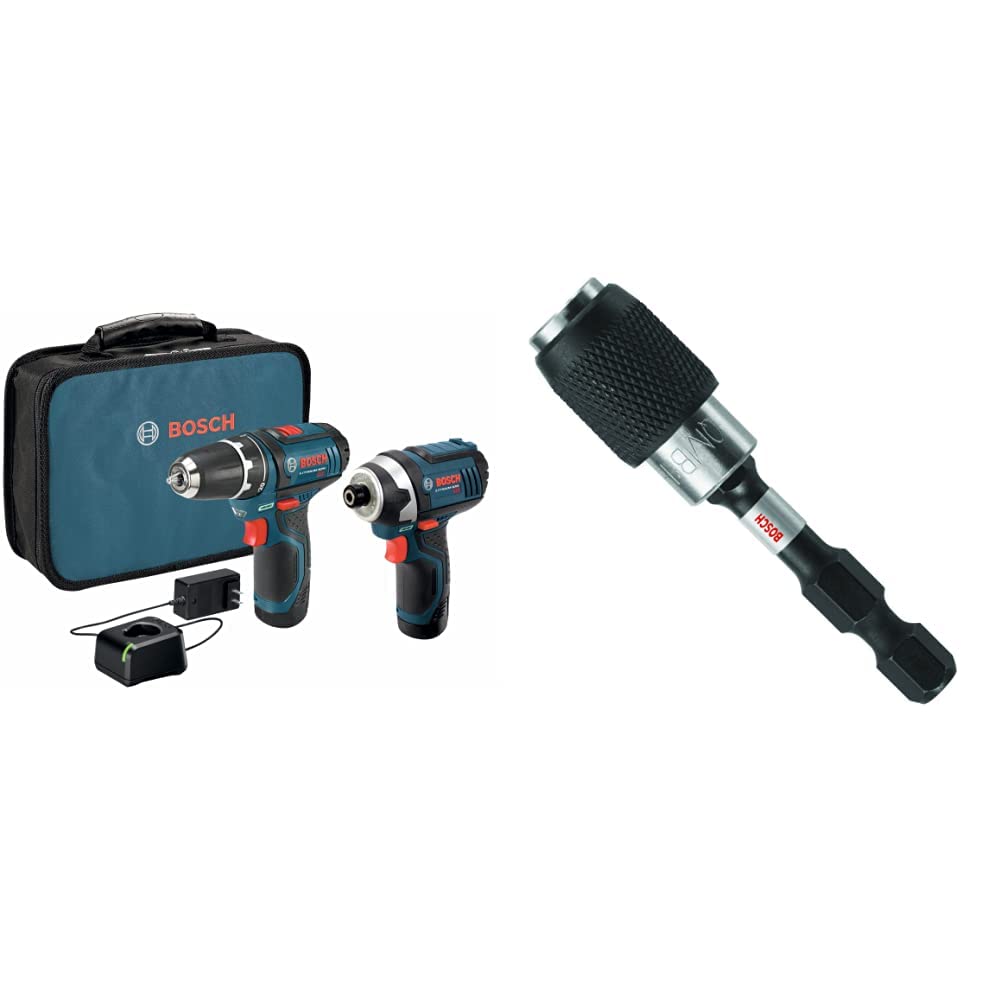 Foto 2 pulgar | Kit Combinado De Taladro/destornillador Inalámbrico Y Destornillador De Impacto 12v Bosch - Venta Internacional.