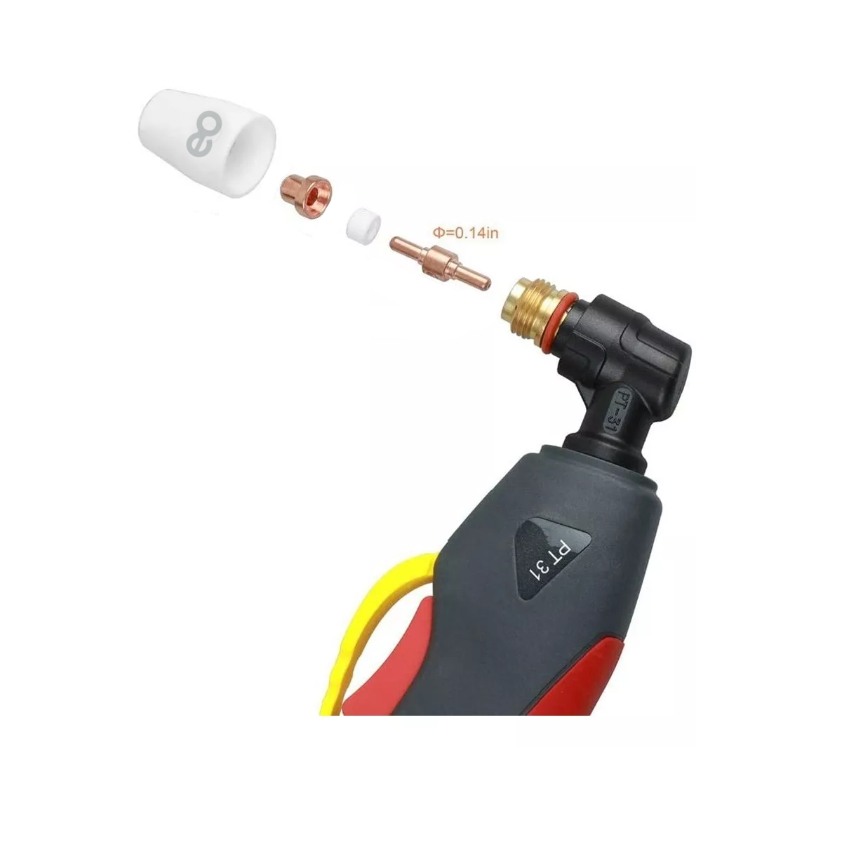 Foto 3 pulgar | Kit 40 Pedazos De Air Plasma Antorcha De Corte Consumibles Eo Safe Imports Esi-6726-1 Multicolor