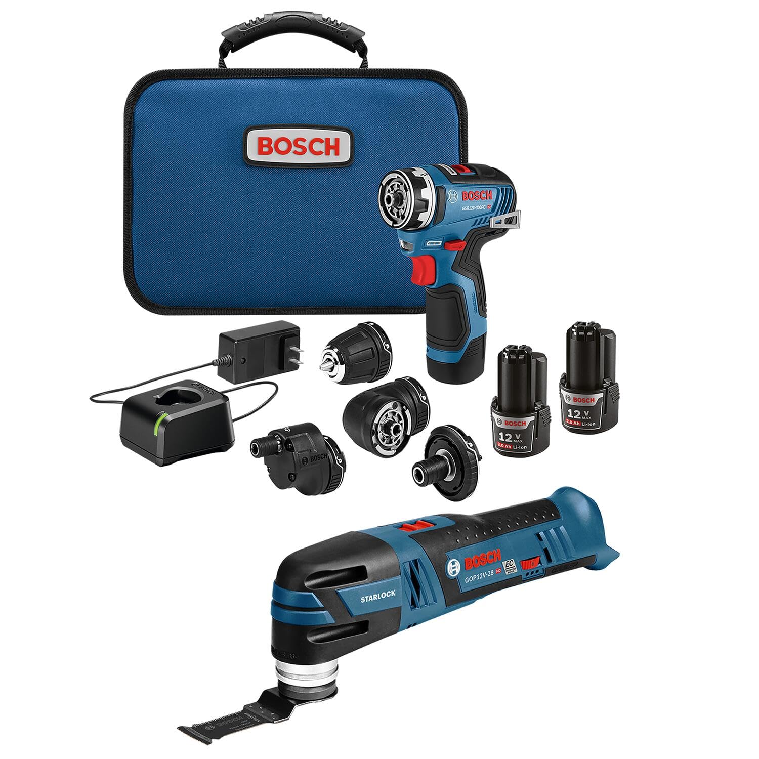 Kit Combinado Bosch Gxl12v-270b22 De 12 V Como Máximo Con Taladro/destornillador Chameleon - Venta Internacional.