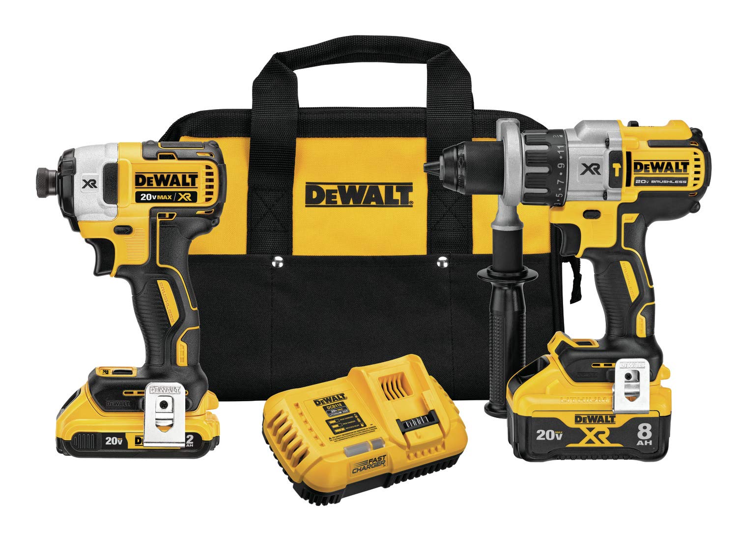 Foto 2 pulgar | Kit Combinado De Taladro Inalámbrico Dewalt 20v Max Xr Dck299d1w1 - Venta Internacional.