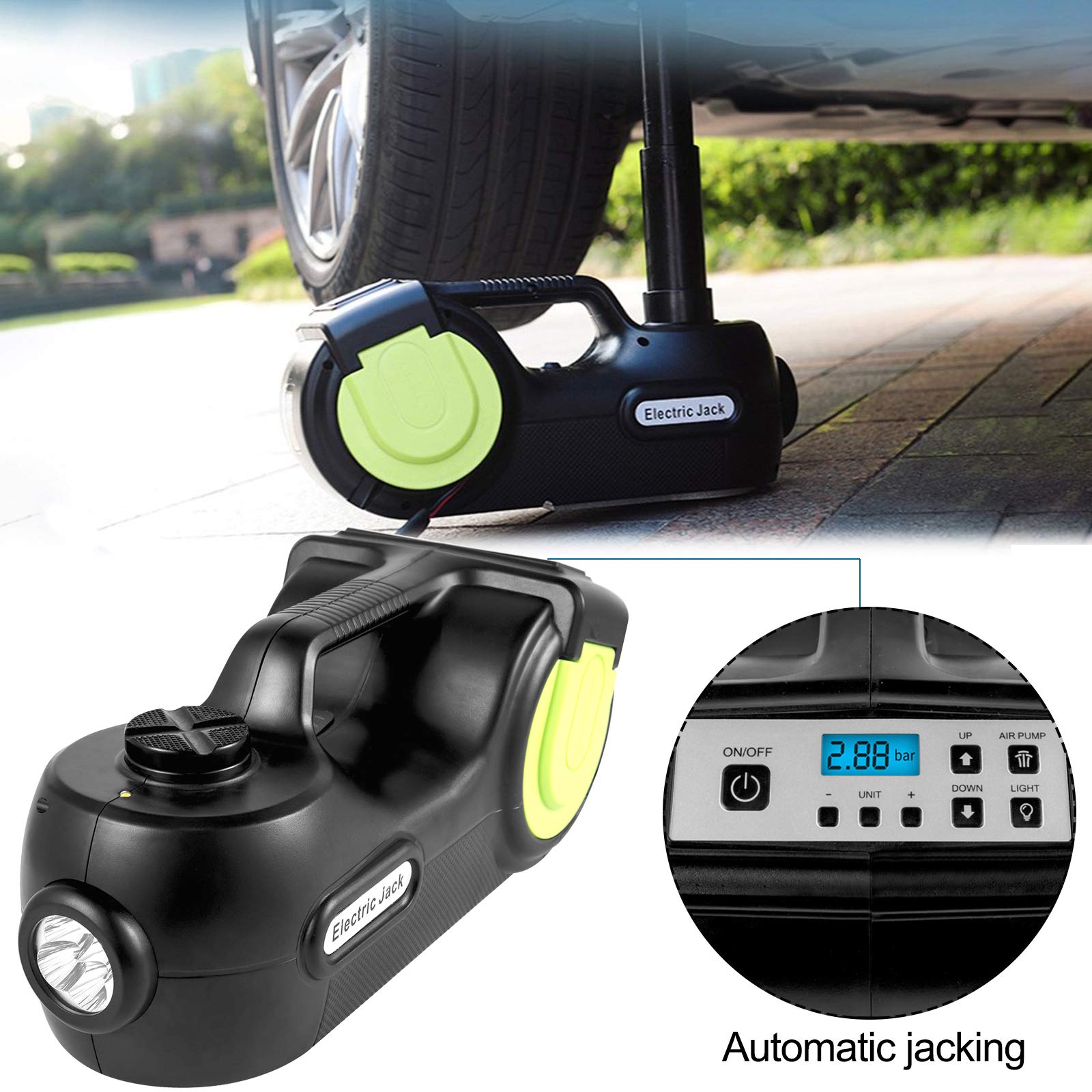 Foto 5 pulgar | Coche Eléctrico Jack Vevor Hidráulico De 5 Toneladas Con Llave De Impacto - Venta Internacional.