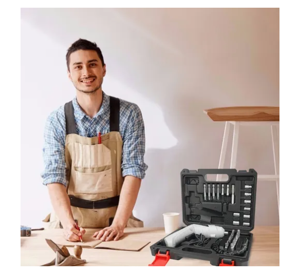 Foto 5 pulgar | Destornillador Taladro Eléctrico Inalámbrico, Set 47pcs 3.6v