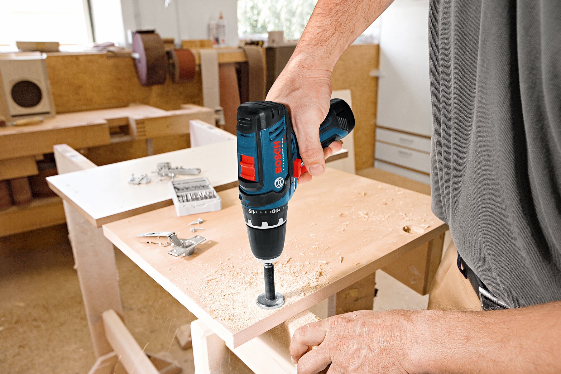 Foto 5 | Kit Combinado Bosch Clpk22-120 De 12 V Como Máximo, Taladro/destornillador Inalámbrico - Venta Internacional.