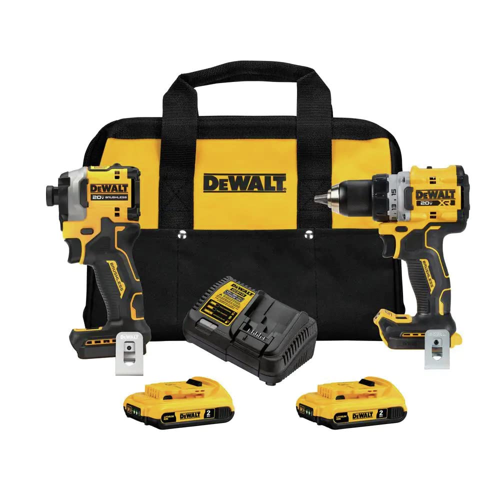 Kit Combinado Dewalt Dck2051d2 20 V Max Xr Sin Escobillas Con 2 Baterías - Venta Internacional. $8,560