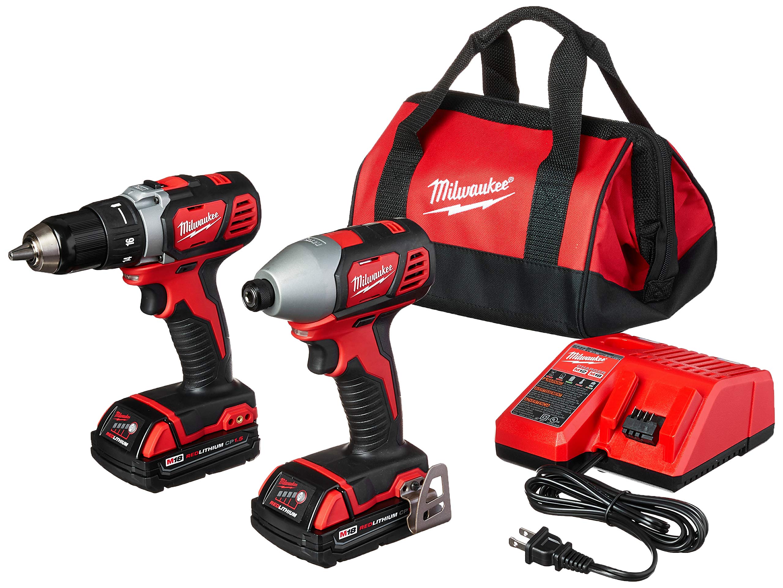 Kit Combinado Milwaukee 2691-22 Compacto De 18 V Para Taladrar E Impactar - Venta Internacional.