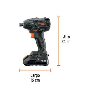 Foto 4 | Destornillador De Impacto 20v 2 Baterías 2ah Max