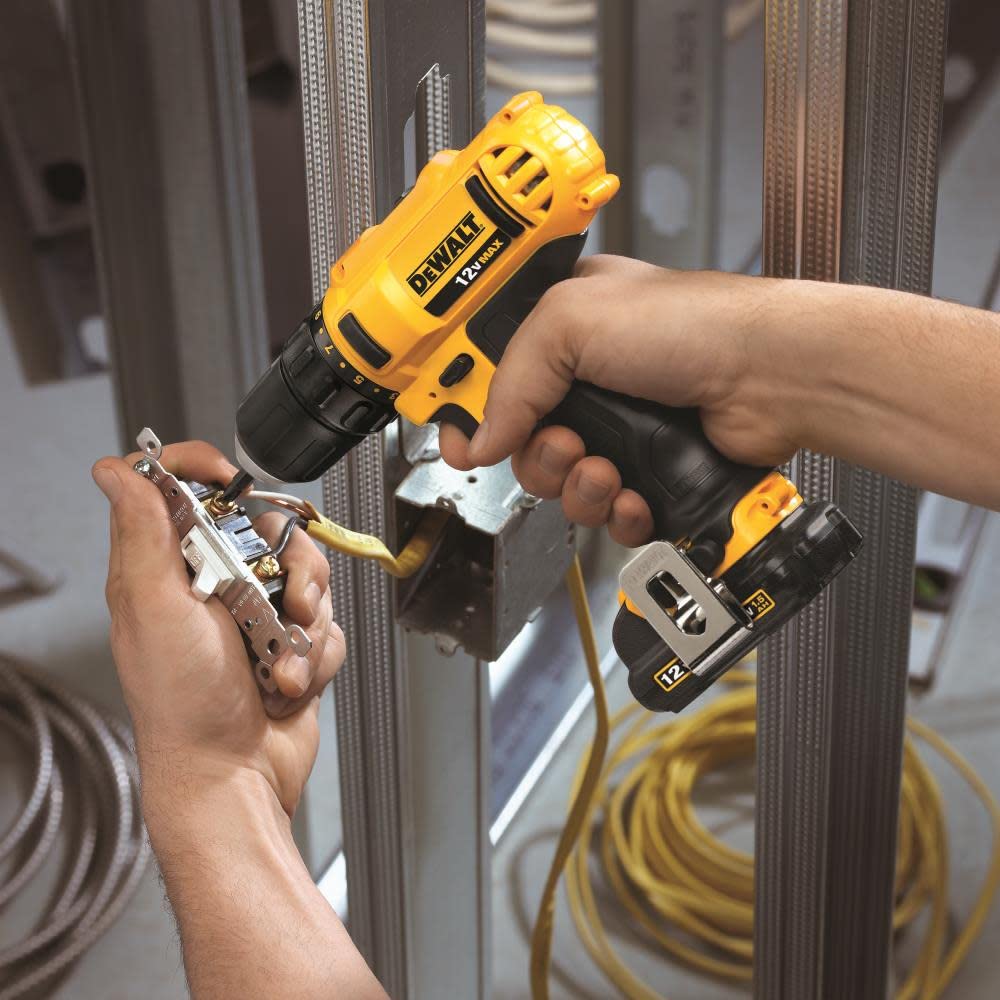 Foto 6 pulgar | Kit Combinado de Destornillador de Impacto y Taladro de 12 V Dewalt Dck211s2 - Venta Internacional