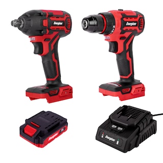 Foto 1 | Taladro Inalámbrico 3/8” + Llave De Impacto Brushless 20v Energizer Con Batería 2ah Y Cargador
