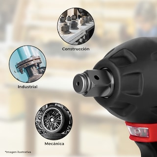 Foto 4 | Taladro Inalámbrico 3/8” + Llave De Impacto Brushless 20v Energizer Con Batería 2ah Y Cargador