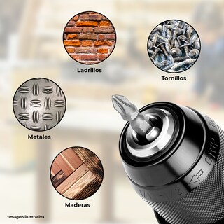 Foto 5 | Rotomartillo + Destornillador De Impacto Inalámbricos 20v Brushless Energizer Con Batería 4ah Y Cargador