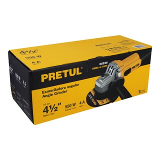 Foto 2 | Esmeriladora Angular de 4-1/2'' 550 W Pretul Esma-4-1/2p5 color Amarillo